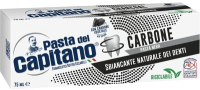 Зубная паста Pasta del Capitano Charcoal Toothpaste Восстанавливает белизну зубов (75мл) - 