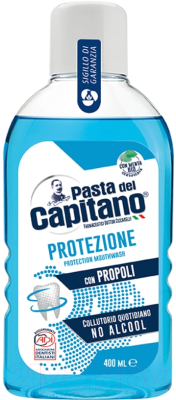 Ополаскиватель для полости рта Pasta del Capitano Protection Mouthwash (400мл)