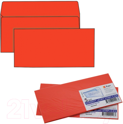 Набор конвертов для цифровой печати Курт КС65 / 124180 (5шт)