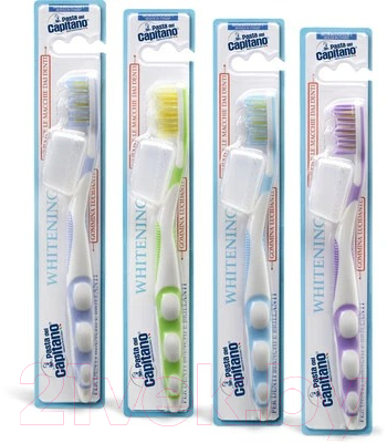 Зубная щетка Pasta del Capitano Whitening мягкая — фото 2