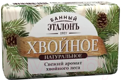 Изображение товара Мыло твердое Банный эталон Хвойное (150г)
