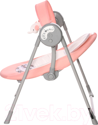 Качели для новорожденных Lorelli Twinkle Pink Rhino / 10090080003