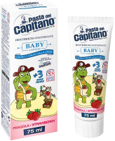 Зубная паста Pasta del Capitano Baby 3+ Strawberry (75мл) - 