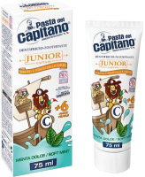 Зубная паста Pasta del Capitano Junior 6+ Soft Mint (75мл) - 
