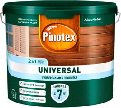 Пропитка для дерева Pinotex Universal 2в1 (2.5л, береза)