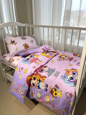 Комплект постельный для малышей Царство сновидений Лолита ясельный / 150-007