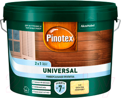 Пропитка для дерева Pinotex Universal 2в1 CLR / 5620579