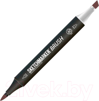 Маркер перманентный Sketchmarker Brush Двусторонний BR40 / SMB-BR40 (вандайк коричный)