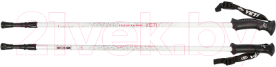 Палки для скандинавской ходьбы Tech Team Yeti 2-х секционные (115-135см, белый)