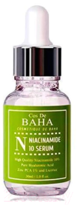 Сыворотка для лица Cos de Baha Niacinamide Serum (30мл)