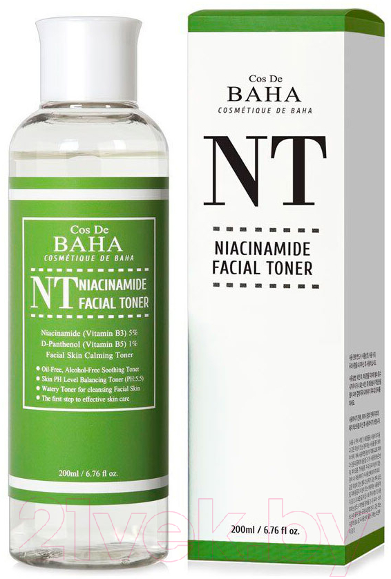 Тонер для лица Cos de Baha Niacinamide Facial Toner