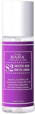 Тонер для лица Cos de Baha Salicylic Acid 2% Liquid (120мл)