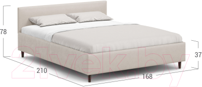 Двуспальная кровать Moon Family 1250 / К003433