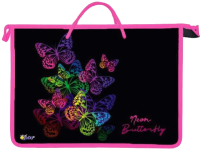 

Папка-портфель Оникс, ПТ-15 Бабочки неон