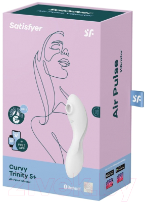 Стимулятор Satisfyer Curvy Trinity 5+ / 4036557 (белый)