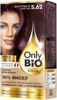 Крем-краска для волос Fito Косметик Only Bio Color Стойкая тон 5.62 (115мл, благородный бургунд) - 