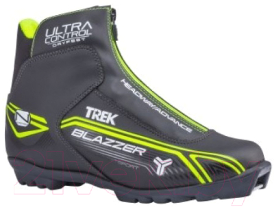 Ботинки для беговых лыж TREK Blazzer Comfort 1 NNN (черный/лайм, р-р 42)