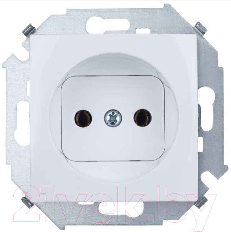Розетка Simon 1591431-030 (белый)