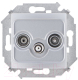 Миниатюра изображения товара Розетка Simon 1591466-033 (алюминий)