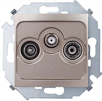 Розетка Simon 1591466-034 (шампань) - 