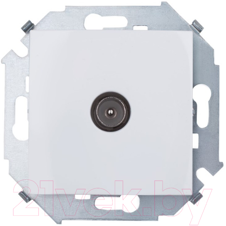 Розетка Simon 1591475-030 (белый)