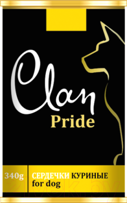 

Корм для собак Clan, Pride Сердечки куриные