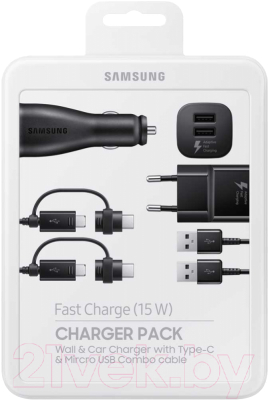 Зарядное устройство сетевое Samsung EP-U3100WBRGRU (черный)
