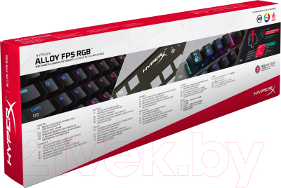 Клавиатура HyperX Alloy FPS RGB Kailh Silver Speed / HX-KB1SS2-RU