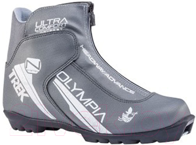 Ботинки для беговых лыж TREK Olympia 3 NNN (металлик/серебристый, р-р 38)