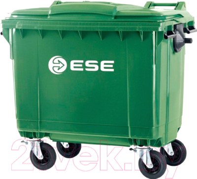 Контейнер для мусора Ese 1100л (зеленый)