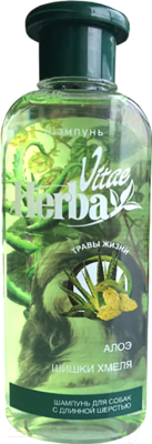 

Шампунь для животных Herba Vitae, Для собак с длинной шерстью