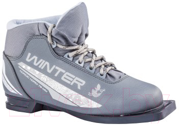 Ботинки для беговых лыж TREK Winter 4 (металлик/серебристый, р-р 35)