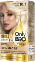 Крем-краска для волос Fito Косметик Only Bio Color Стойкая тон 10.3 (115мл, сияющий блонд) - 