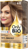 Крем-краска для волос Fito Косметик Only Bio Color Стойкая тон 6.0 (115мл, натуральный русый) - 
