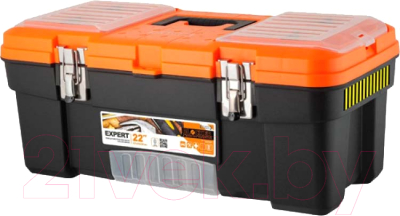 Ящик для инструментов Blocker Expert 22 / BR3932 СРСВЦОР (серо-свинцовый/оранжевый)