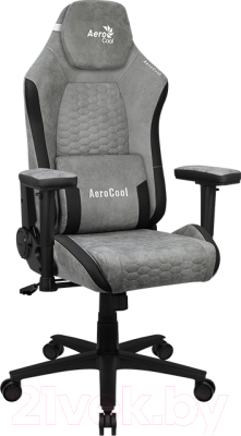Кресло геймерское AeroCool Crown (AeroSuede Stone Grey)