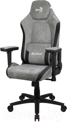 Кресло геймерское AeroCool Crown (AeroSuede Stone Grey)