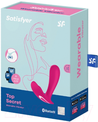 Вибратор Satisfyer Top Secret Connect App / 4003382