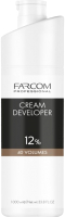 Крем для окисления краски Farcom Professional Cream Developer 12% 40 Vol (1л) - 