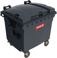 

Контейнер для мусора Sulo, 1100л Плоская крышка