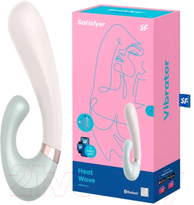 Вибратор Satisfyer Heat Wave Connect App / 4002569 (мятный)