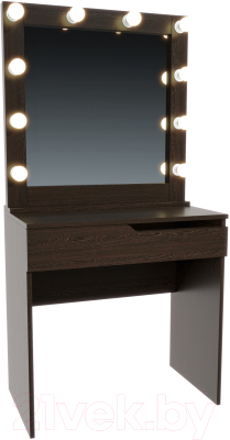 Туалетный столик с зеркалом Мир Мебели SV-13W с подсветкой