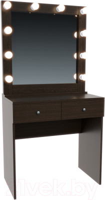 Туалетный столик с зеркалом Мир Мебели SV-14W с подсветкой