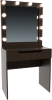 Туалетный столик с зеркалом Мир Мебели SV-16W с подсветкой - 