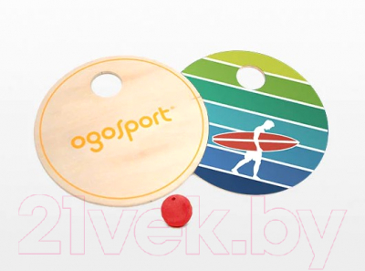 Бадминтон детский OgoSport Surf Paddle Ball Hangtag / PBW02
