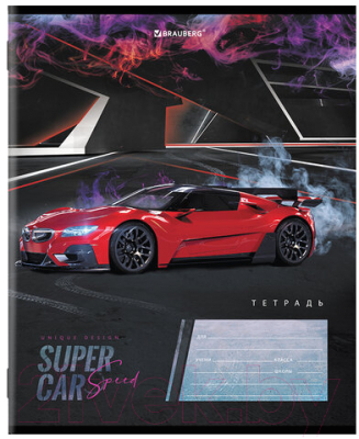 Изображение товара Тетрадь Brauberg Super car / 106465 (12л, клетка)