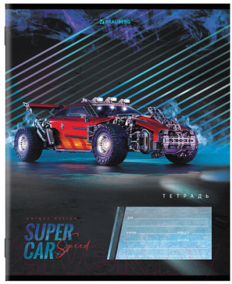 Изображение товара Тетрадь Brauberg Super car / 106465 (12л, клетка)