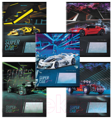 Изображение товара Тетрадь Brauberg Super car / 106465 (12л, клетка)