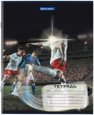 Изображение товара Тетрадь Brauberg Футбол / 106467 (12л, клетка)