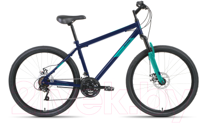 Велосипед Forward Altair MTB HT Low 26 2.0 2022 / RBK22AL26114 (19, темно-синий/бирюзовый)